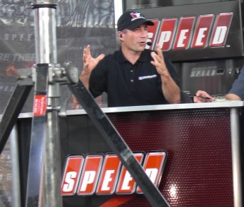 thumb Marcos Ambrose on SPEED this year. He is set to take a different role with the all-motor racing network next year ...