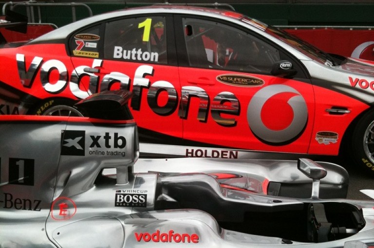 Whincup and Button ready for Vodafone swap Whincup and Button ready for Vodafone swap
