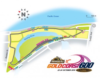 Surfers Paradise The newly-configured Surfers Paradise circuit