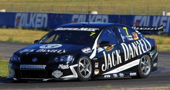 thumb Jonny Reid drove Todd Kelly's car in the first practice session at Queensland Raceway today