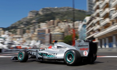 Schumacher penalised for last lap move