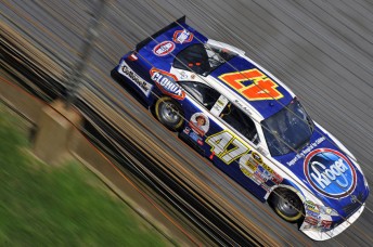 2010 NASCAR INDY Brickyard Ambrose drives the #47 JTG Daugherty Racing Camry