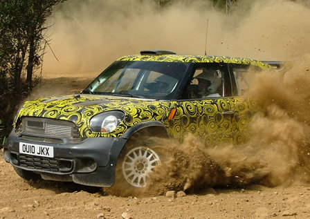 Mini WRC entry hits the test tracks Mini WRC entry hits the test tracks