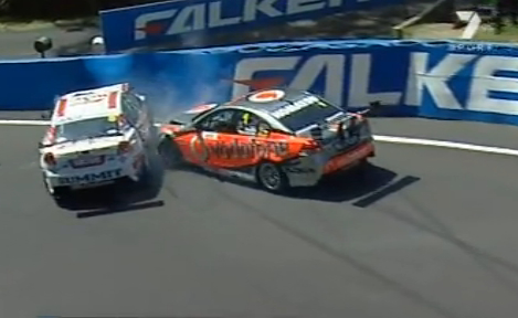 Whincup cops $4000 fine for Richards accident Whincup cops $4000 fine for Richards accident