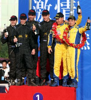 Podium for Chris Atkinson at China Rally Podium for Chris Atkinson at China Rally