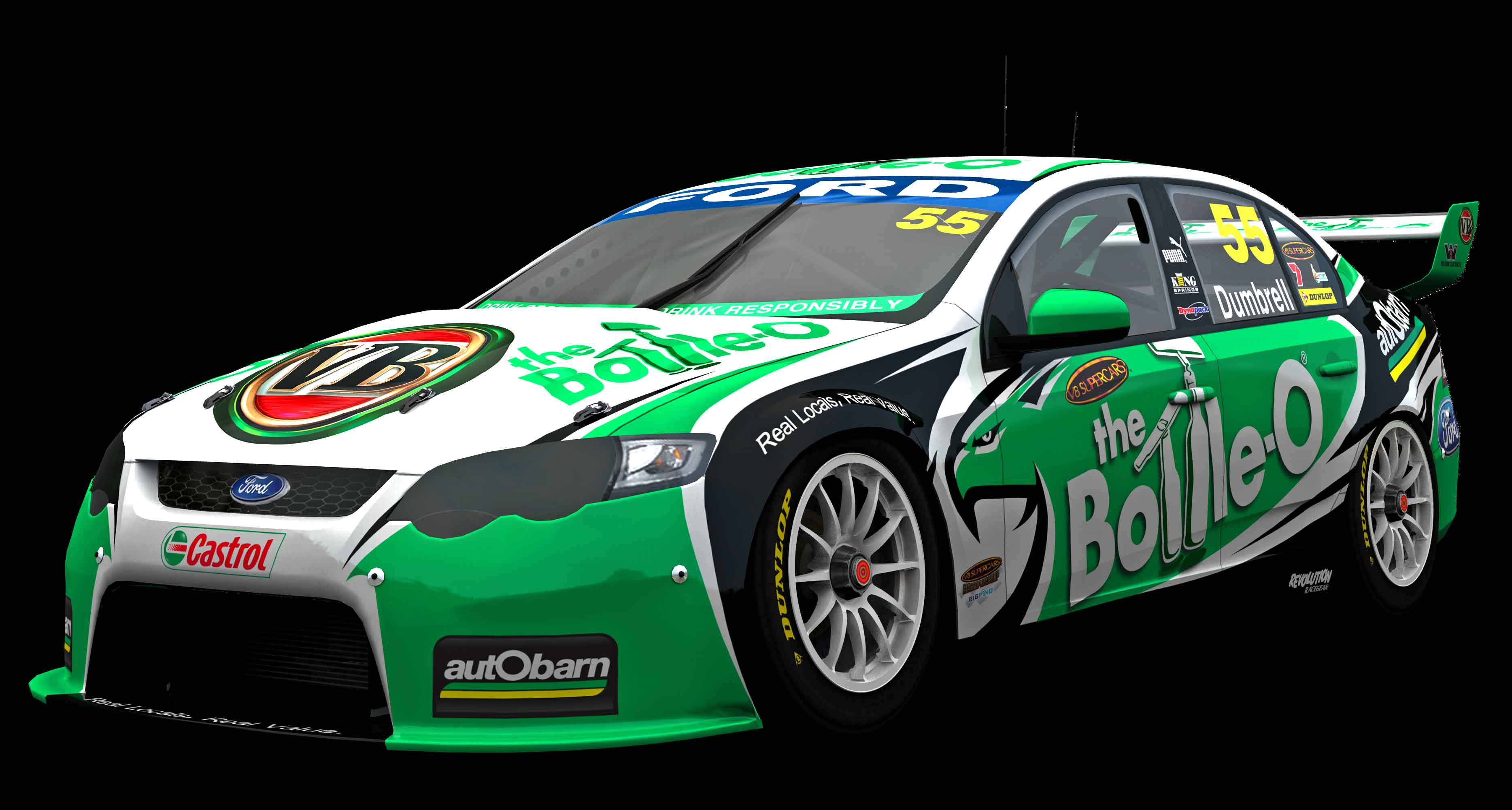 Revised livery for The Bottle-O Racing Falcon Revised livery for The Bottle-O Racing Falcon