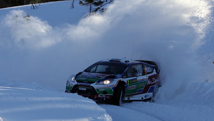Five drivers in contention for Rally Sweden victory Five drivers in contention for Rally Sweden victory