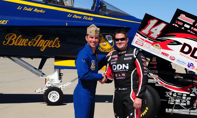 Jason Meyers in unique driver swap Jason Meyers in unique driver swap