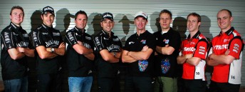 car The eight-man Kelly Racing enduro line-up