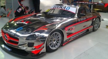 thumb Hackett's SLS will hit the track with Simonsen at the wheel today