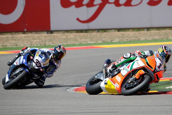 Biaggi turns up the heat at Aragon Biaggi turns up the heat at Aragon