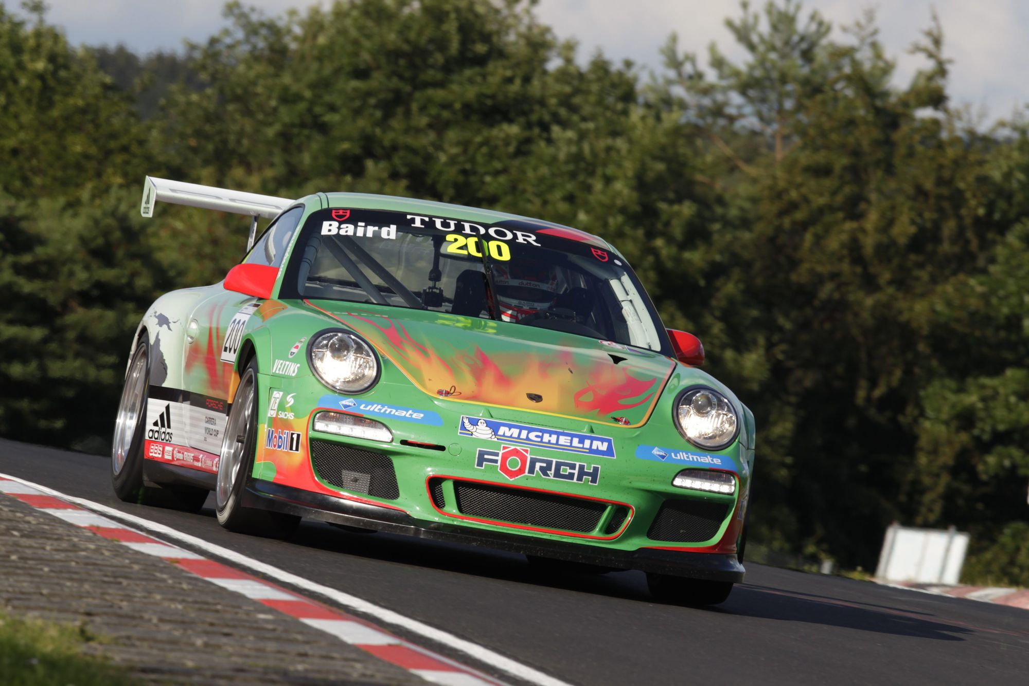 Baird in prime position for Porsche race Baird in prime position for Porsche race