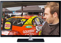 Chris Atkinson samples V8 Supercars for the first time Chris Atkinson samples V8 Supercars for the first time