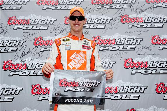 Logano grabs Pocono pole Logano grabs Pocono pole