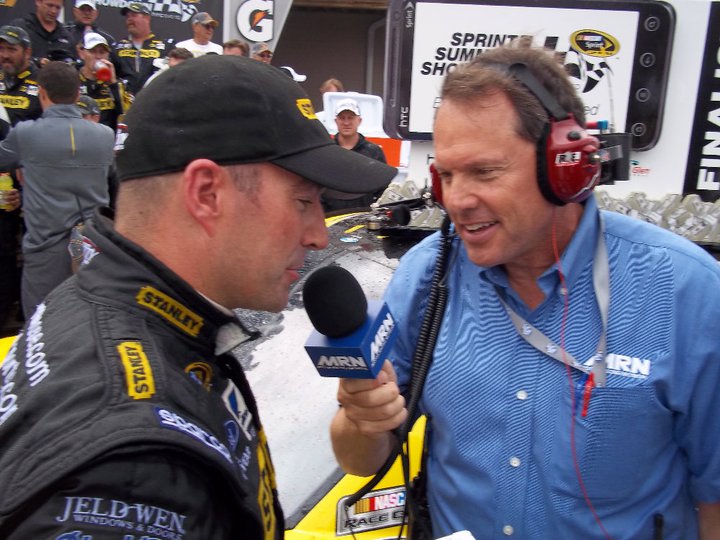 Ambrose talks in Victory Lane Ambrose talks in Victory Lane