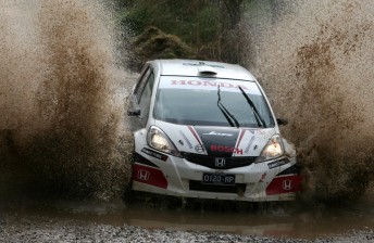 thumb Eli Evans SA Saturday 2012 344x224 Eli Evans keeps Honda up front at Rally SA