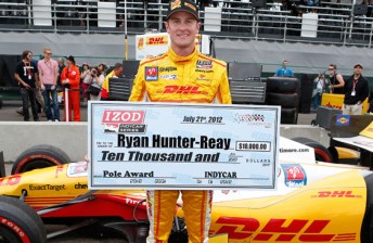 thumb Hunter Reay Edmonton pole 2012 344x224 Hunter Reay fastest in Edmonton IndyCar qualifying