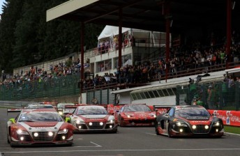 thumb Spa finish 344x224 Audi wins at Spa to complete 24 Hour treble