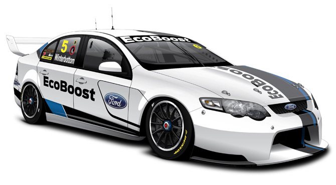car FPR 2013 COTF Livery FINAL 2 car FPR unveils factory EcoBoost livery for first COTF Falcon