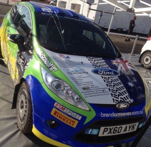 thumb Reeves car pre Finland 307x299 Young Aussies ready for WRC classic