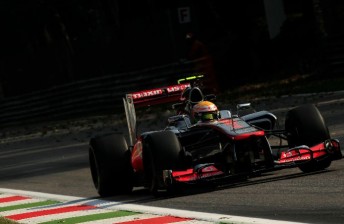 thumb Hamilton 344x224 Lewis Hamilton quickest in Italian GP practice