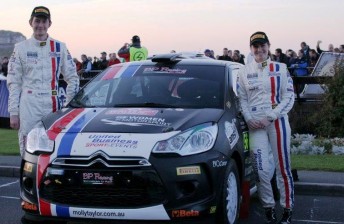 Taylor GB day 1 344x224 Ford out front at Rally GB