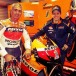 Mick Doohan samples latest-generation Repsol Honda Mick Doohan samples latest-generation Repsol Honda