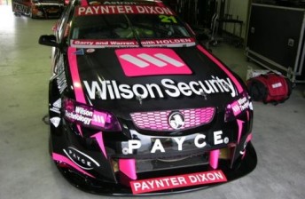 WSR Wall1 344x224 Wilson Security Holden turns pink for Bathurst