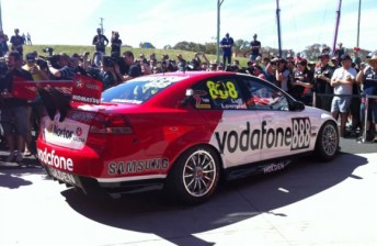 thum lowndes 2 344x224 Spectacular launch for Lowndes Brock tribute livery
