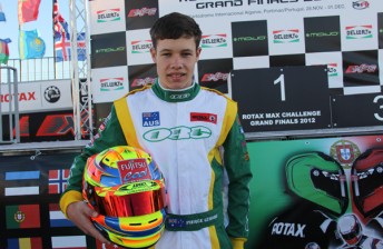 Pierce Lehane IMG 0423 600wide 344x224 Pierce Lehane on pole at Rotax Worlds