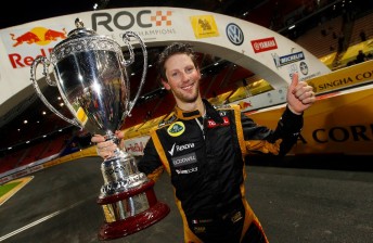 thumb grosjean1 344x224 Grosjean topples favourites to take Race of Champions