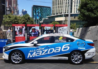 Mazda shows F1 celebrity race schemes Mazda white 344x243 Mazda shows F1 celebrity race schemes