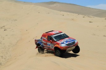 Geoff Olholm cracks Dakar Top 10 Olholm stage 12 344x229 Geoff Olholm cracks Dakar Top 10