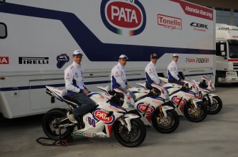 Castrol backed Pata Honda WSBK team unveiled at Verona PATA 344x228 Castrol backed Pata Honda WSBK team unveiled at Verona
