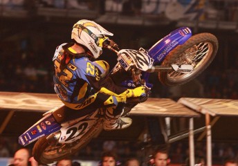 Chad Reed’s podium hopes dashed by mid race crash in San Diego Reed SD air 344x240 Chad Reed’s podium hopes dashed by mid race crash in San Diego
