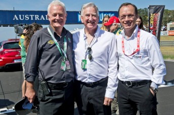 World Superbikes at Phillip Island for another three years lr Fergus Cameron PIGPcircuit Member for Bass Ken SmithJavier Alonso Dorna 344x228 World Superbikes at Phillip Island for another three years