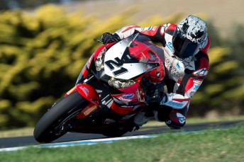 Aussie Superbike wildcards in the mix at Phillip Island lr Jamie Stauffer Honda PI Test Feb 18 344x229 Aussie Superbike wildcards in the mix at Phillip Island