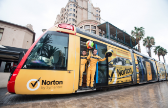 Moffat and Caruso unveil Norton inspired tram norton moffat caruso tram 344x222 Moffat and Caruso unveil Norton inspired tram