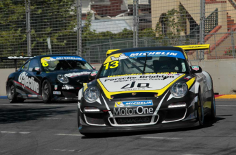 James Bergmuller competing in Adelaide
