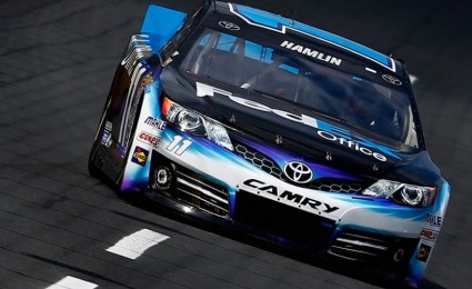 Hamlin grabs Coke 600 pole Hamlin grabs Coke 600 pole
