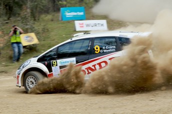 Eli Evans wins Leg 1 at Rally Queensland Evans 344x229 Eli Evans wins Leg 1 at Rally Queensland