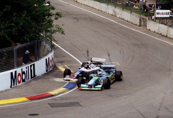 FEATURE: 30 Years of F1 AGP Adelaide Alive damon hill michael schumacher australia 1994 by f1 history d6m574u 344x234 FEATURE: 30 Years of F1 AGP Adelaide Alive