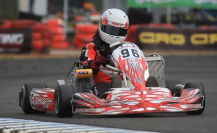 Local driver impresses in Newcastle CIK practice Local driver impresses in Newcastle CIK practice