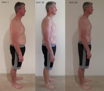 Johnson has lost 26kg since starting the diet program