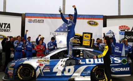 Jimmie Johnson takes Atlanta Jimmie Johnson takes Atlanta