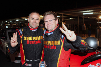 Brothers Grant and Iain Sherrin at Ipswich earlier this year