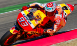 Marquez storms to convincing Aragon victory