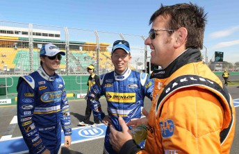 thumb Mark Winterbottom, Steven Richards and Jason Bright at the Australian Grand Prix this weekend