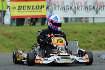 CIK_SOK1_11297_(photowagon.com.au) Treseder in action during the opening round of the 2010 CIK Stars of Karting Series in Newcastle. Pic: photowagon.com.au
