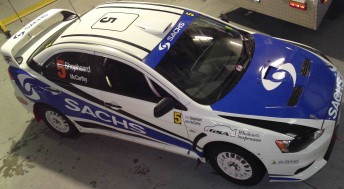 thumb Steven Shepheard's Mitsubishi Lancer Evo 10 will feature branding from international automotive parts supplier SACHS